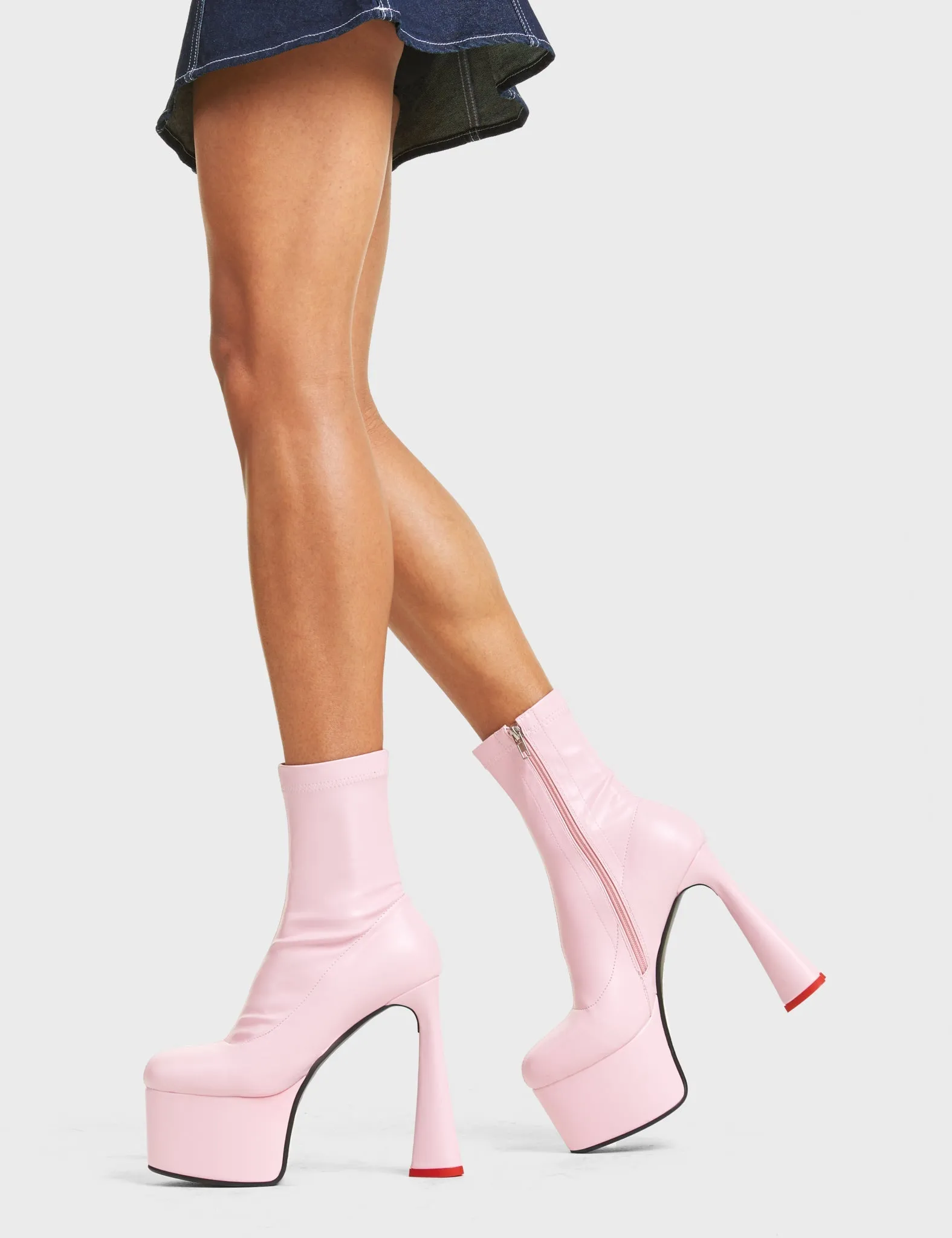 Addicted Platform Ankle Boots