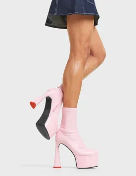 Addicted Platform Ankle Boots