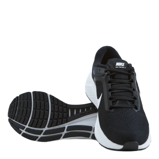 Air Zoom Structure 24 Women's Road Running Shoes BLACK/WHITE