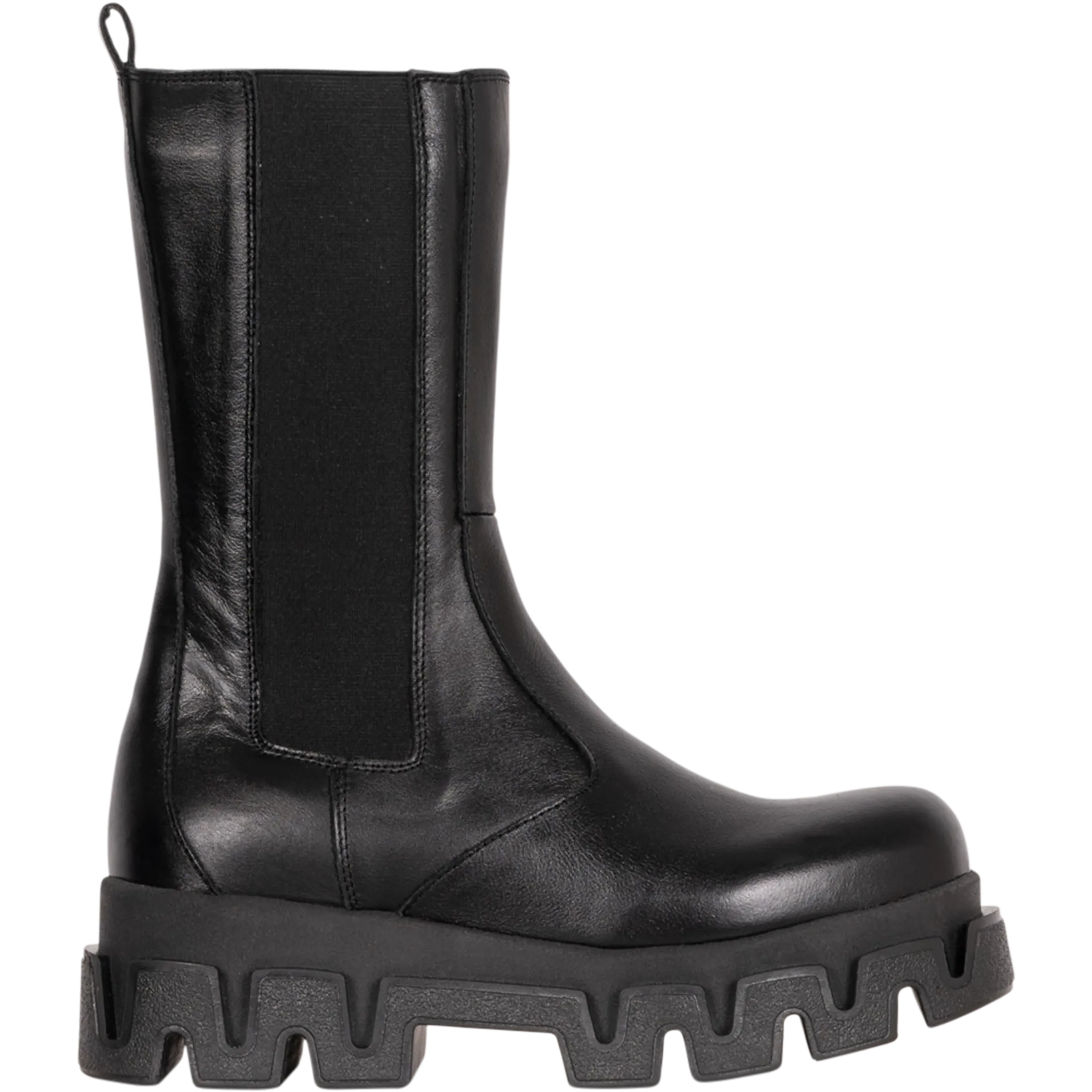 Anastasia Leather Ankle Boots - Black