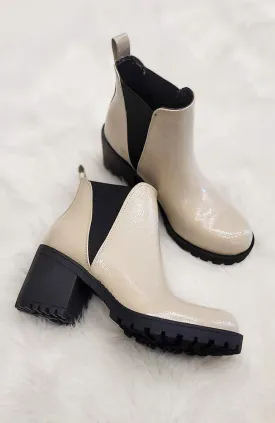 Charlotte Natural Colored Combat Boot