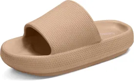 Dresofu Cloud Slippers for Women and Men Bathroom Sandals Non-Slip Pillow Slippers Cushioned Thick Sole Shower Slippers
