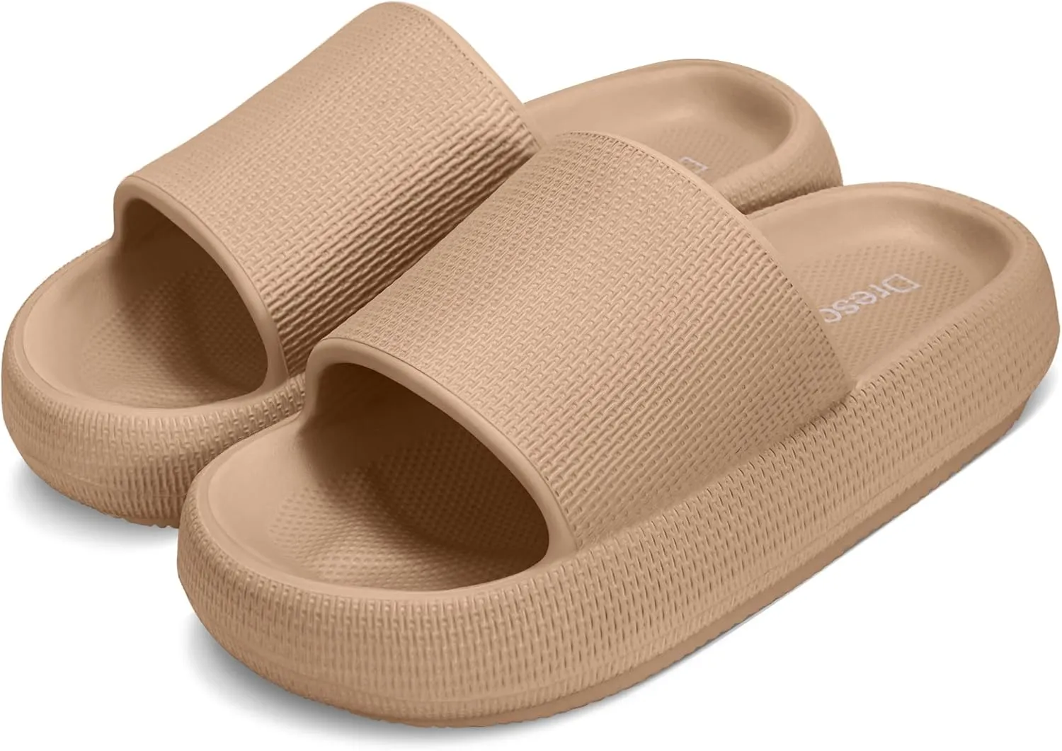 Dresofu Cloud Slippers for Women and Men Bathroom Sandals Non-Slip Pillow Slippers Cushioned Thick Sole Shower Slippers