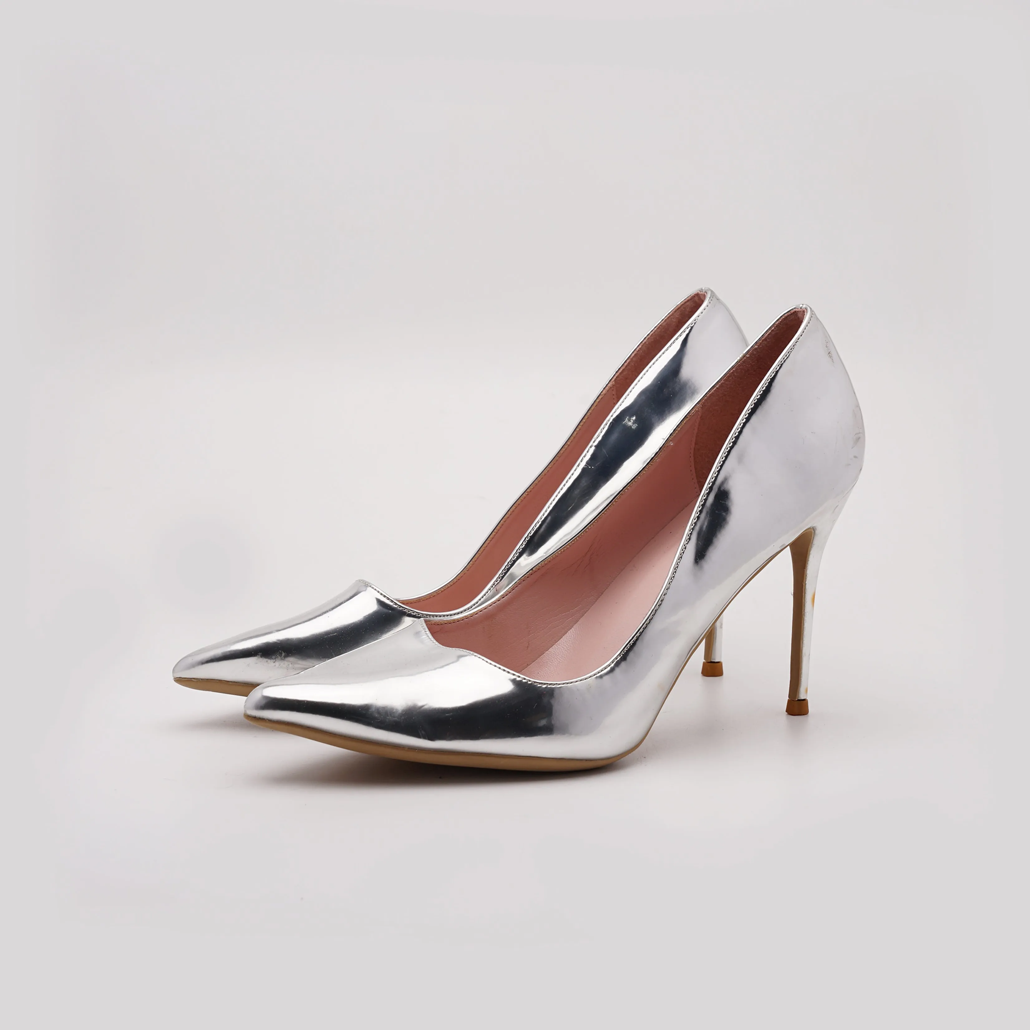GenfHuo Pointed Toe Heel Pumps'