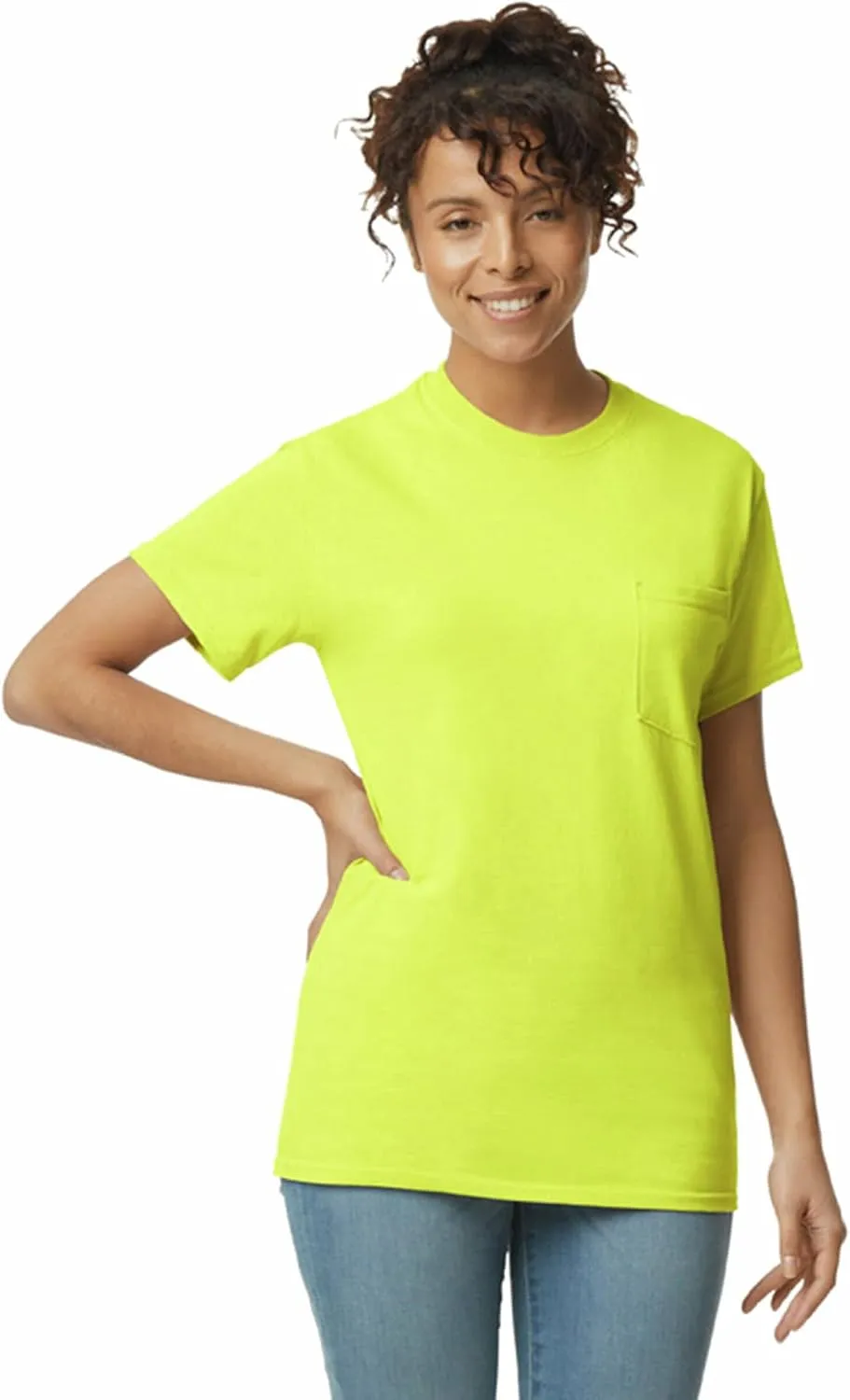 Gildan Unisex Adult Ultra Cotton T-Shirt with Pocket, Style G2300, 2-Pack