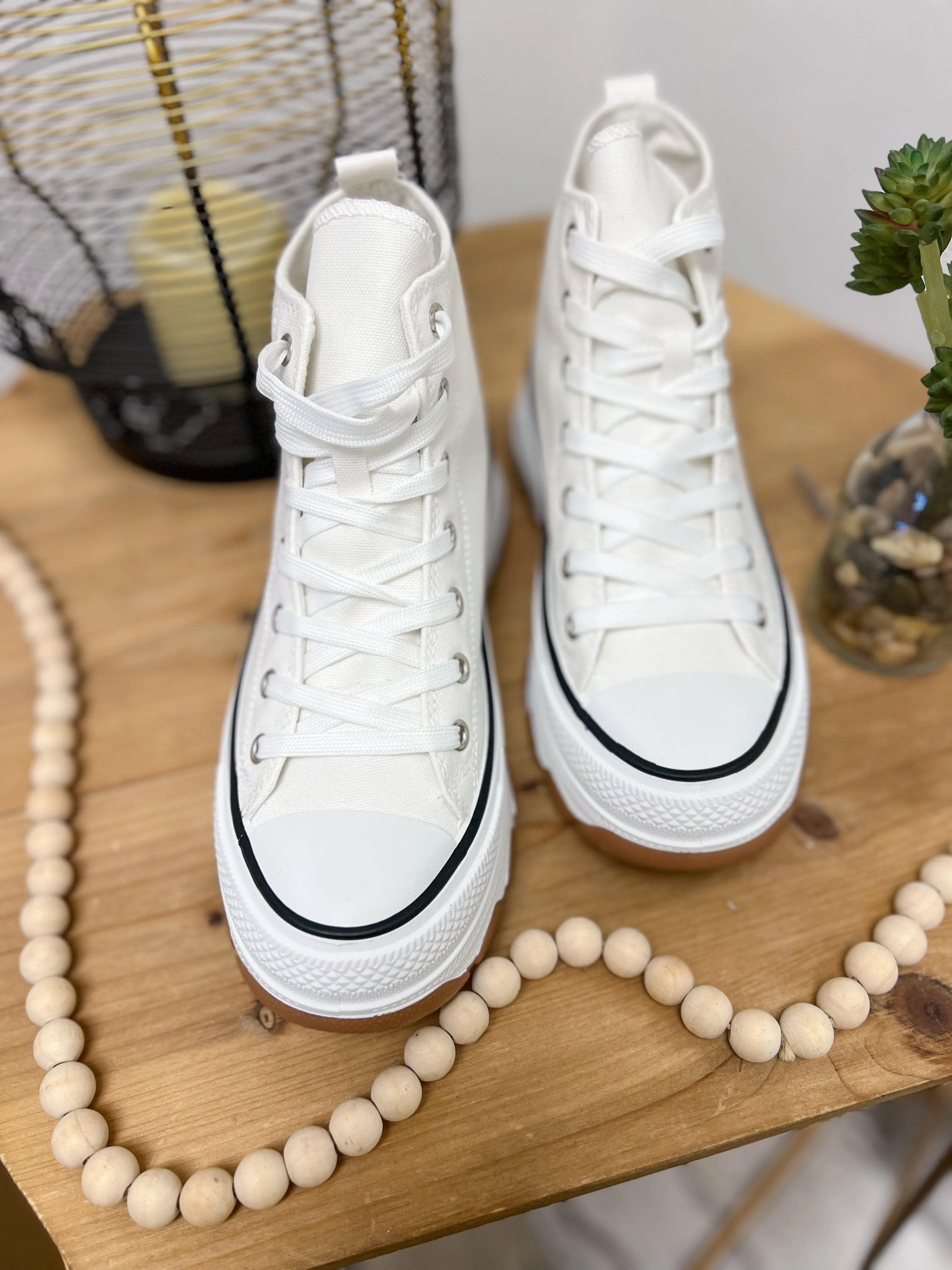 High Top Platform Sneakers