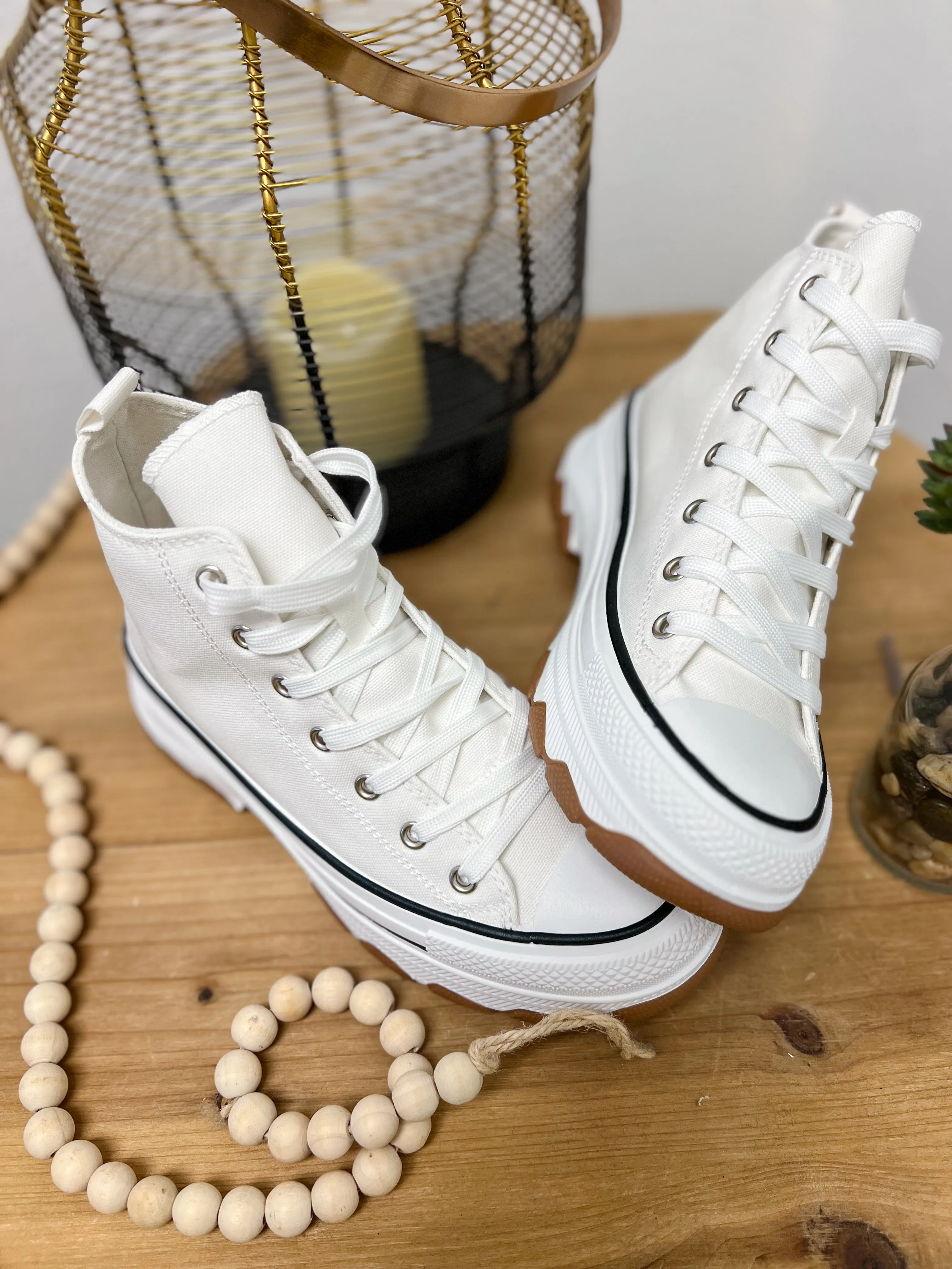 High Top Platform Sneakers