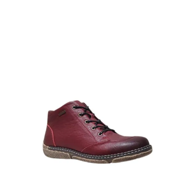 Josef Seibel Women's Priscilla 01 Boots- Red Vintage Leather