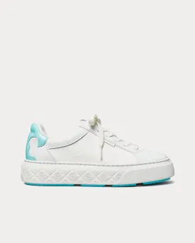 Ladybug Titanium White / Light Celeste Low Top Sneakers