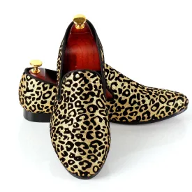 Leopard Printed Men dress Shoes | Slip On Wedding Shoes For Special Events
