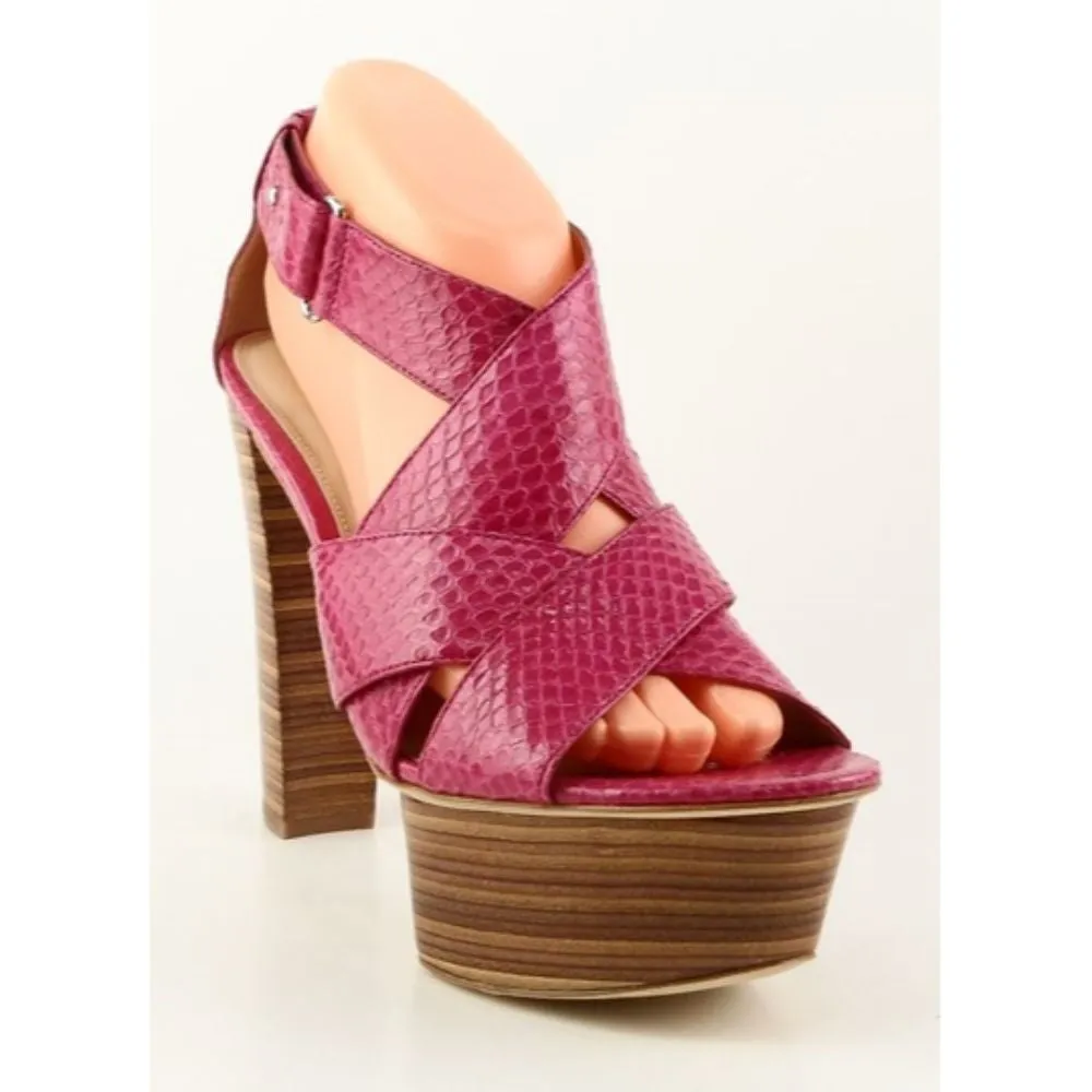 Mary Pink Via Spiga Platform Sandals
