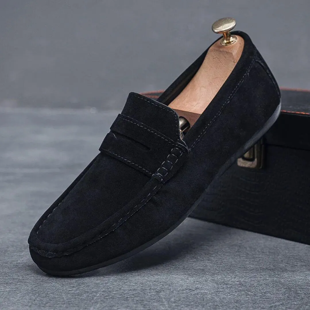 Men's Suede Driving Loafers