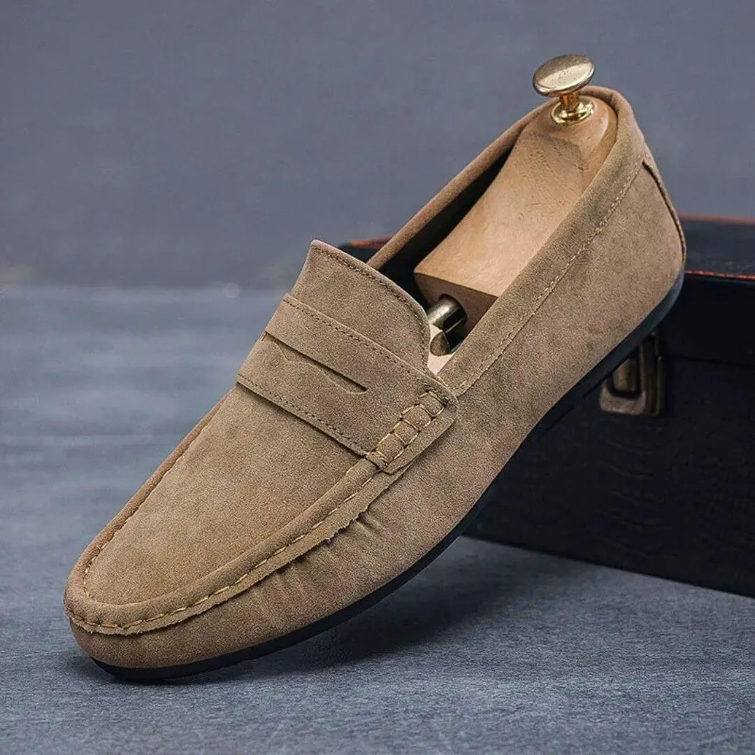 Men's Suede Driving Loafers