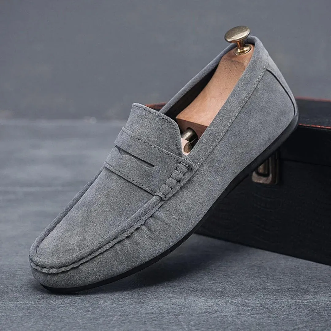 Men's Suede Driving Loafers