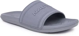 Nautica Men's Open Toe Slide Sandals - Comfortable Indoor & Outdoor Shower Slippers