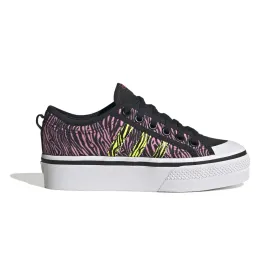 Nizza Zebra Print Platform Sneakers