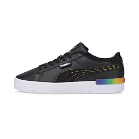 PUMA mens Jada Sneaker, Puma Black-puma Black-puma Silver, 6.5 US