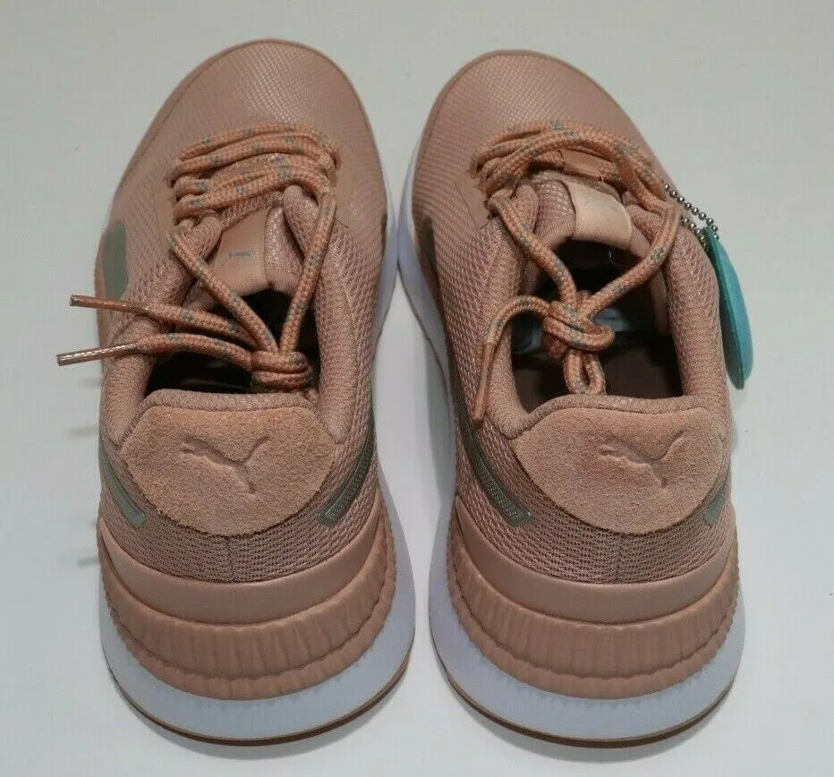 Puma Pacer Next Training Running Shoes 370438-01 US SIZE 9 EUR 40 Peach/Silver