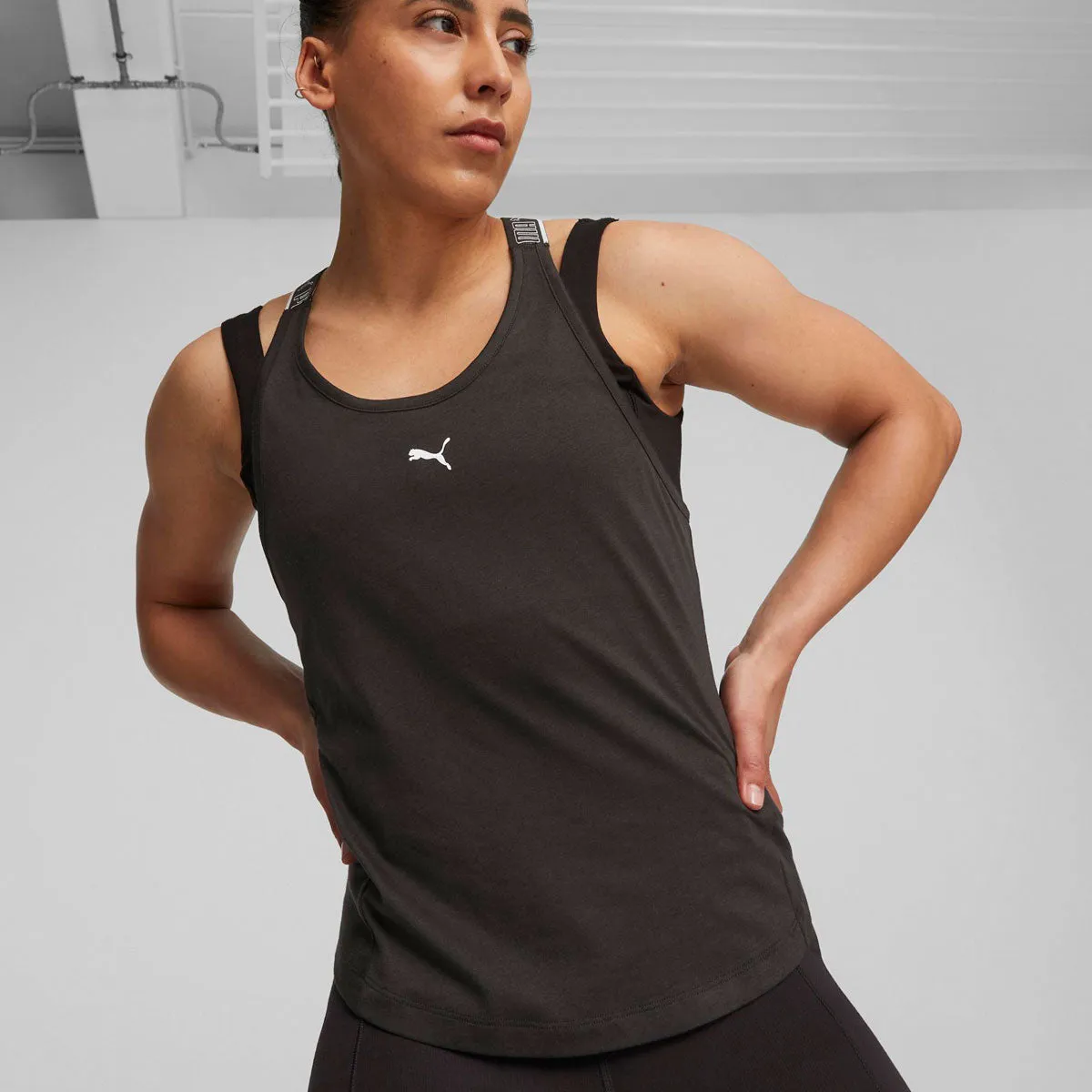 Puma Strong Training Tank Top - Womens - Black/White