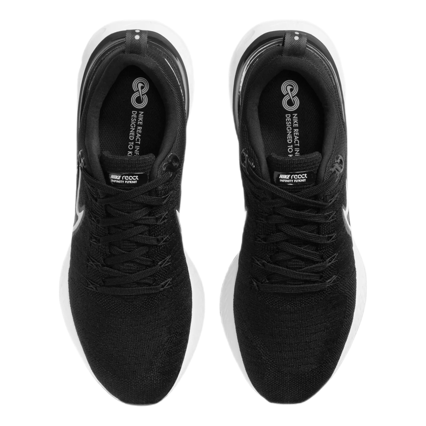 React Infinity Run Flyknit 2 White/Black