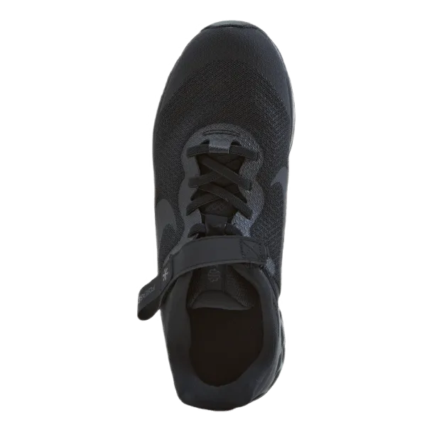Revolution 6 FlyEase Big Kids' Easy On/Off Road Running Shoes BLACK/BLACK-DK SMOKE GREY