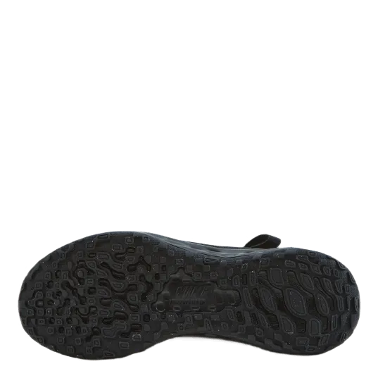 Revolution 6 FlyEase Little Kids' Shoe BLACK/BLACK-DK SMOKE GREY