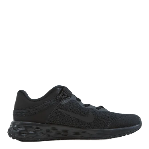 Revolution 6 FlyEase Little Kids' Shoe BLACK/BLACK-DK SMOKE GREY