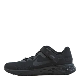 Revolution 6 FlyEase Little Kids' Shoe BLACK/BLACK-DK SMOKE GREY