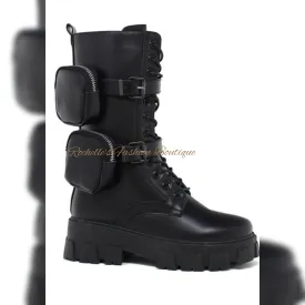 SANTY-80-YK -BLACK COMPAT BOOTS