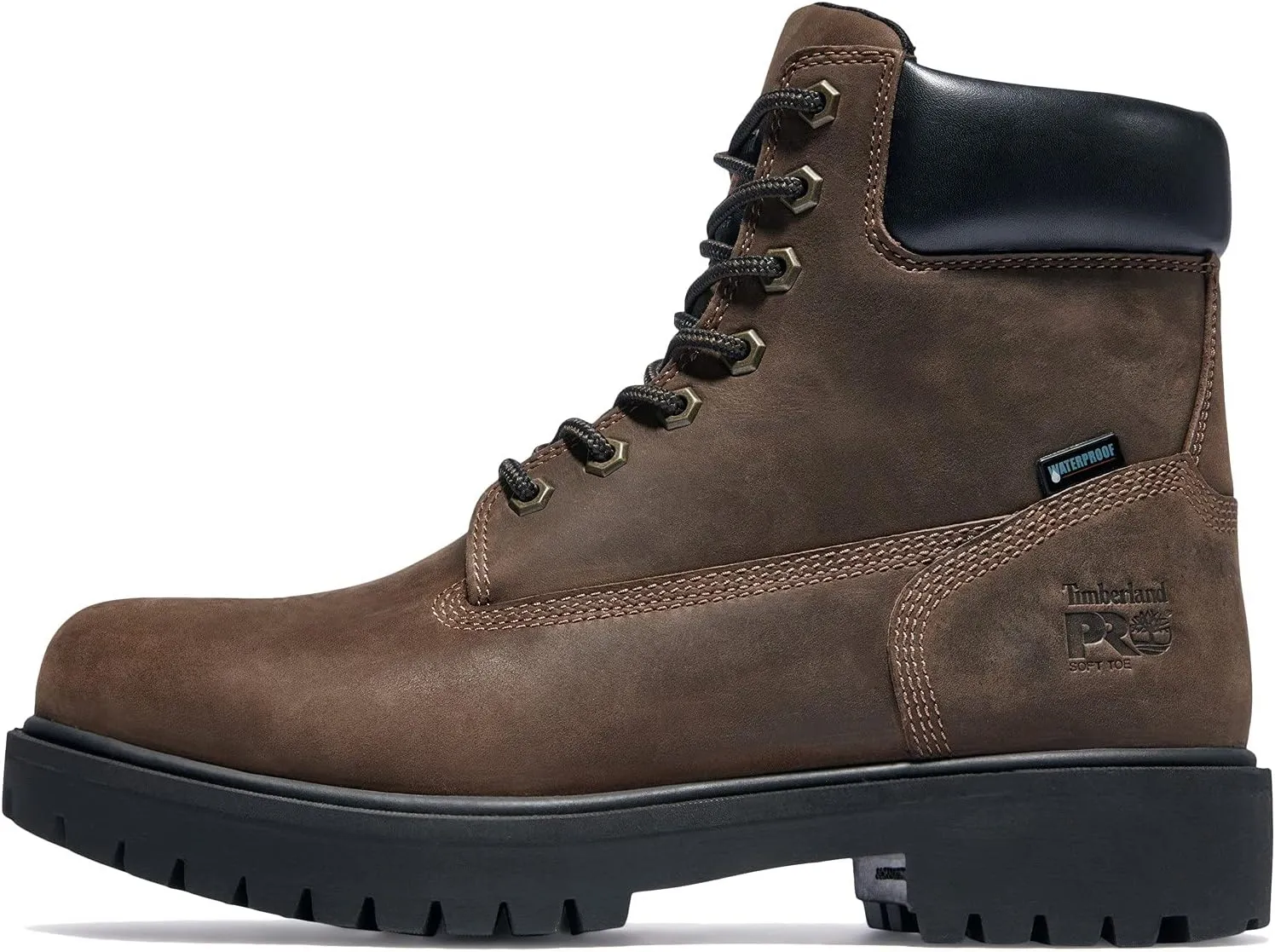 Timberland PRO Men's Direct Attach 6 Inch Steel Safety Toe Insulated Waterproof Work Boot