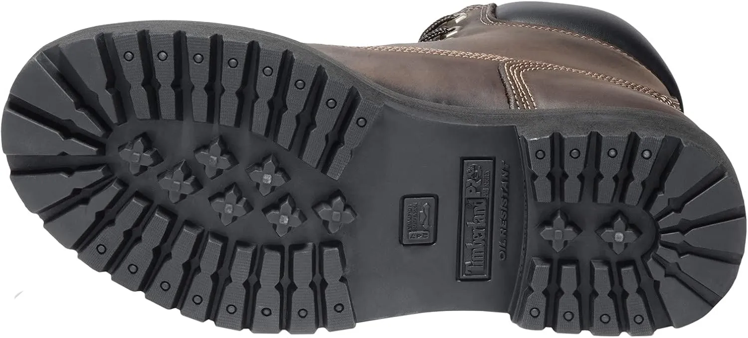 Timberland PRO Men's Direct Attach 6 Inch Steel Safety Toe Insulated Waterproof Work Boot