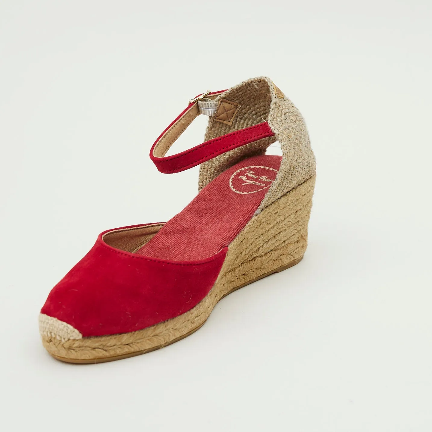 Toni Pons Red Suede Espadrilles