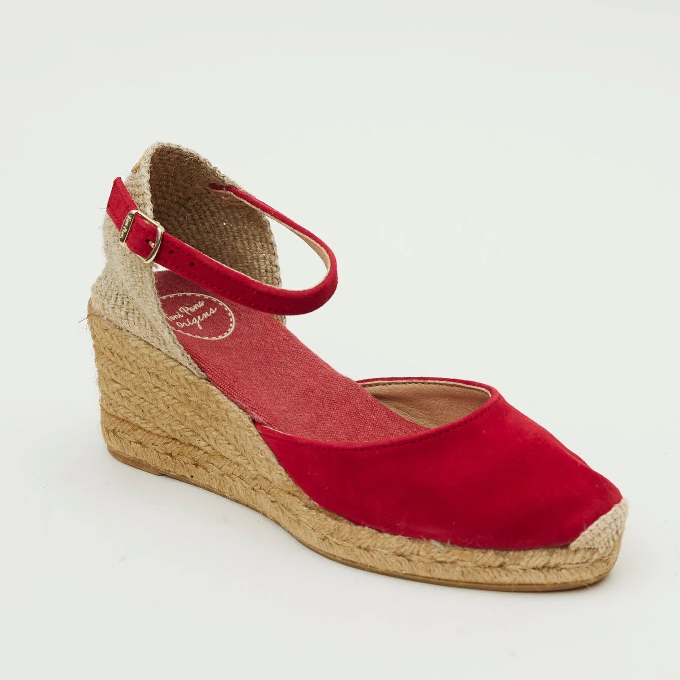 Toni Pons Red Suede Espadrilles
