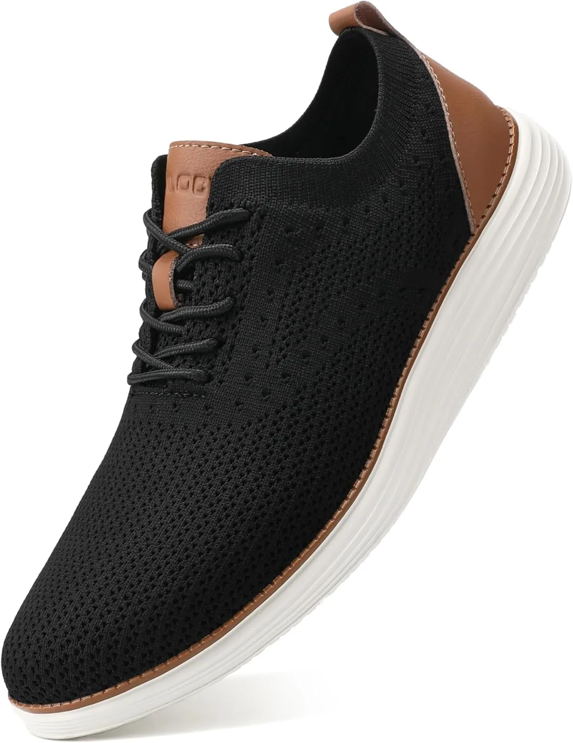 VILOCY Men's Casual Dress Sneakers Oxfords Business Mesh Breathable Walking Shoes Tennis Comfortable
