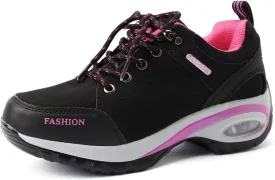 Women's Fashion Sneakers Lace-Up Walking Shoes Comfortable Casual Athletic Non-Slip Running Fashion Sneakers
