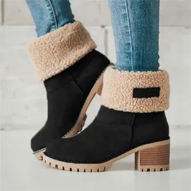 Women's Faux Fur Warm Snow Boots Clearance