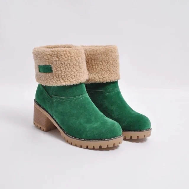 Women's Faux Fur Warm Snow Boots Clearance